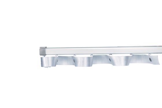 Un buon prezzo. doppio fissato al muro 28*23mm spesso del sistema di pista della tenda di 1.2mm singolo In linea