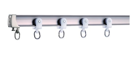 Un buon prezzo. pista curva spessa 1.8mm lunga della tenda del popolare dell'ondulazione del binario della tenda di 4.5m In linea