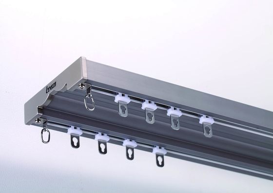 Un buon prezzo. Suspended Ceiling Double Curtain Track Exterior Aluminum Curtain Track In linea