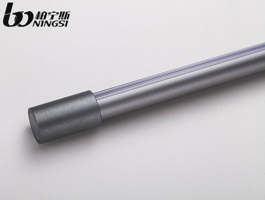 Un buon prezzo. Thickened curtain rod curtain track pulley curtain rod mute straight rail slide rail top mounted side single Roman rod In linea