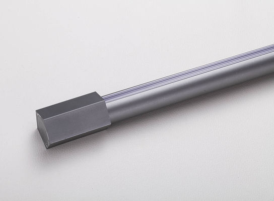 Un buon prezzo. Curtain Rod Simple White Black Silent Aluminum Alloy Roman Rod Single Rod Curtain Fitting Track In linea