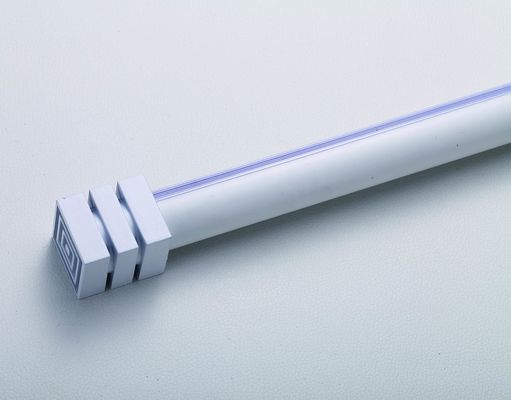 Un buon prezzo. Curtain rod Roman rod single and double rod perforated hook simple living room aluminum alloy rail bracket accessories In linea