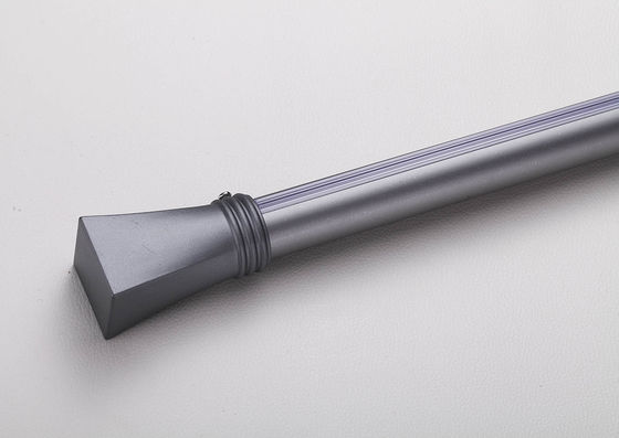 Un buon prezzo. Thickened aluminum alloy curtain pole octagonal Roman bar track double bar top mounting side mounting ring plug bracket In linea