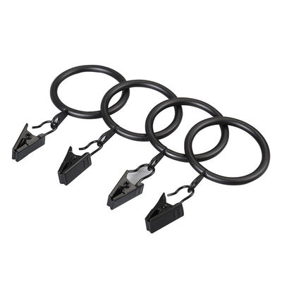 Un buon prezzo. Tende che appendono la tenda Rod Rings With Clips del metallo 35mm del ferro In linea