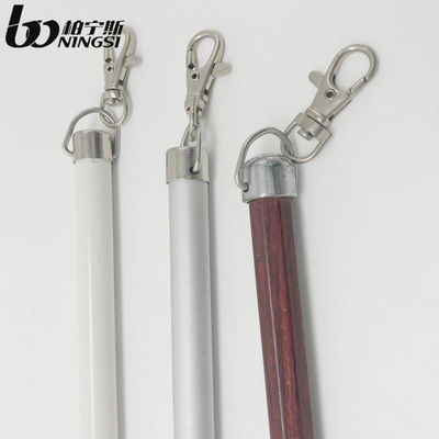 Un buon prezzo. I drappi trasparenti di lunghezza del diametro 100cm di 15mm tirano le bacchette dei drappi regolabili In linea