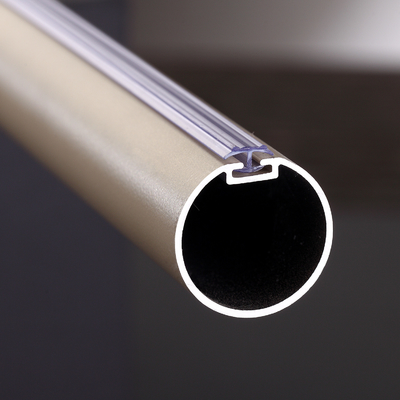 Un buon prezzo. Asta della tenda regolabile della lega di alluminio dei doppi accessori di lusso 28mm del sostegno In linea